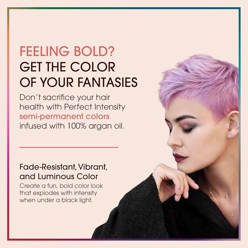 One n Only Argan Oil Hair Color Cream - Perfect Intensity Pastel Lilac - 3 oz Semi-Permanent Formula