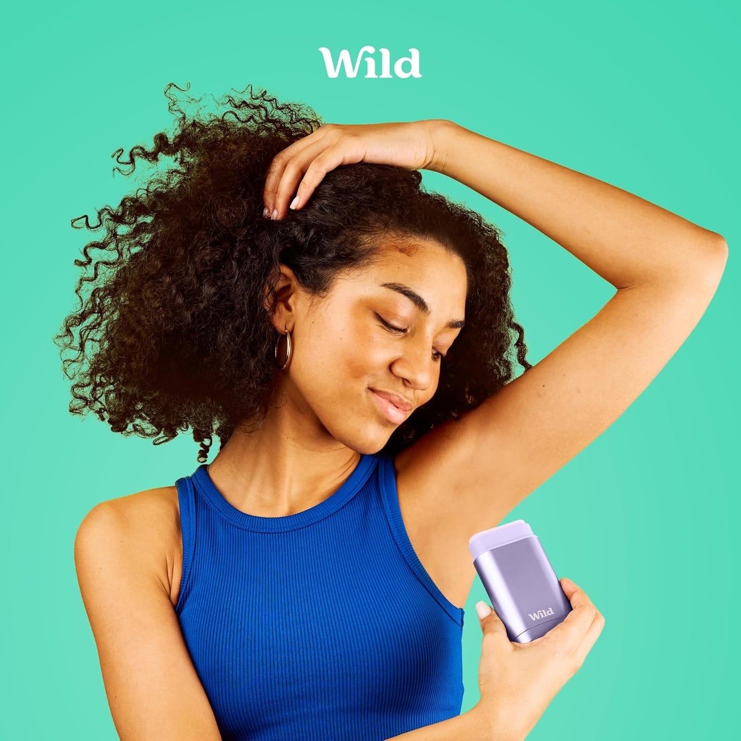 Wild Aluminum Free Refillable Deodorant - Fresh Cotton & Sea Salt Trio Pack - 98% Natural Ingredients | Vegan Friendly