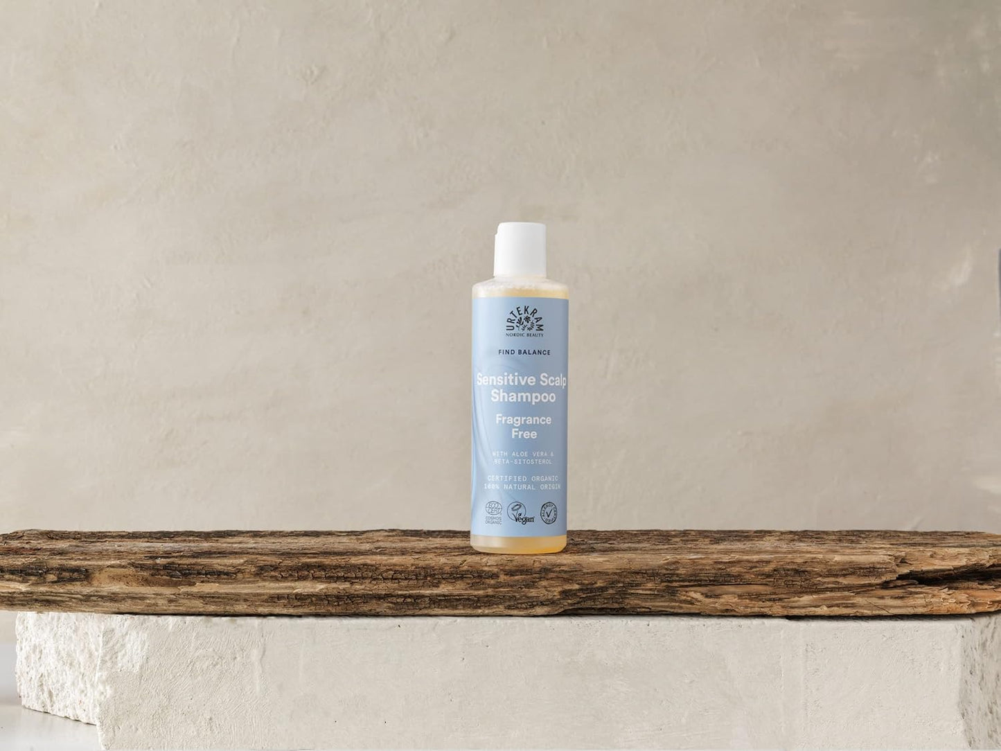 Urtekram Fragrance-Free Shampoo - Gentle Formula for Sensitive Scalp | 250ml