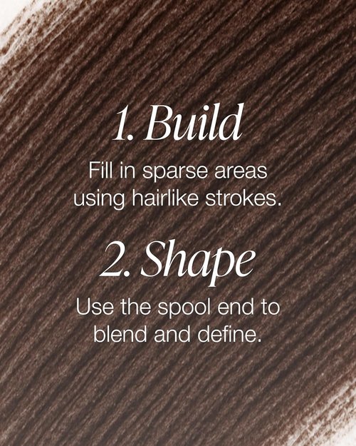 Mineral Fusion Retractable Brow Pencil - Dark Brown | Award-Winning Eyebrow Shaping & Defining Tool with Blending Spoolie - Long-Lasting, Vegan Formula