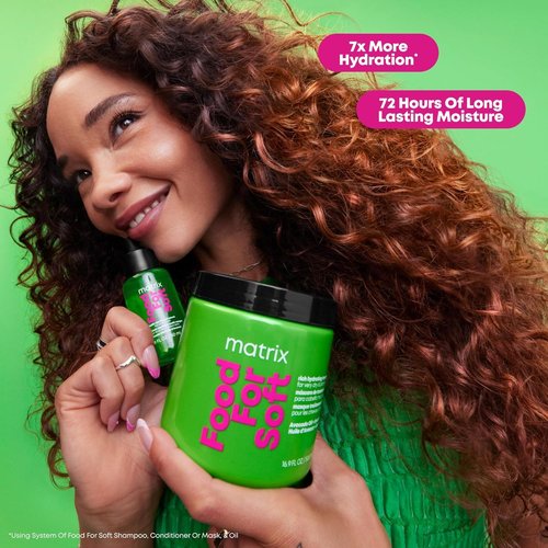 MATRIX Hydrating Mask for Dry Hair - Softens & Adds Shine with Avocado Oil & Hyaluronic Acid