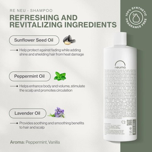 NEUMA Re Neu Shampoo - Nourishing Formula for Healthy Hair | 12 oz