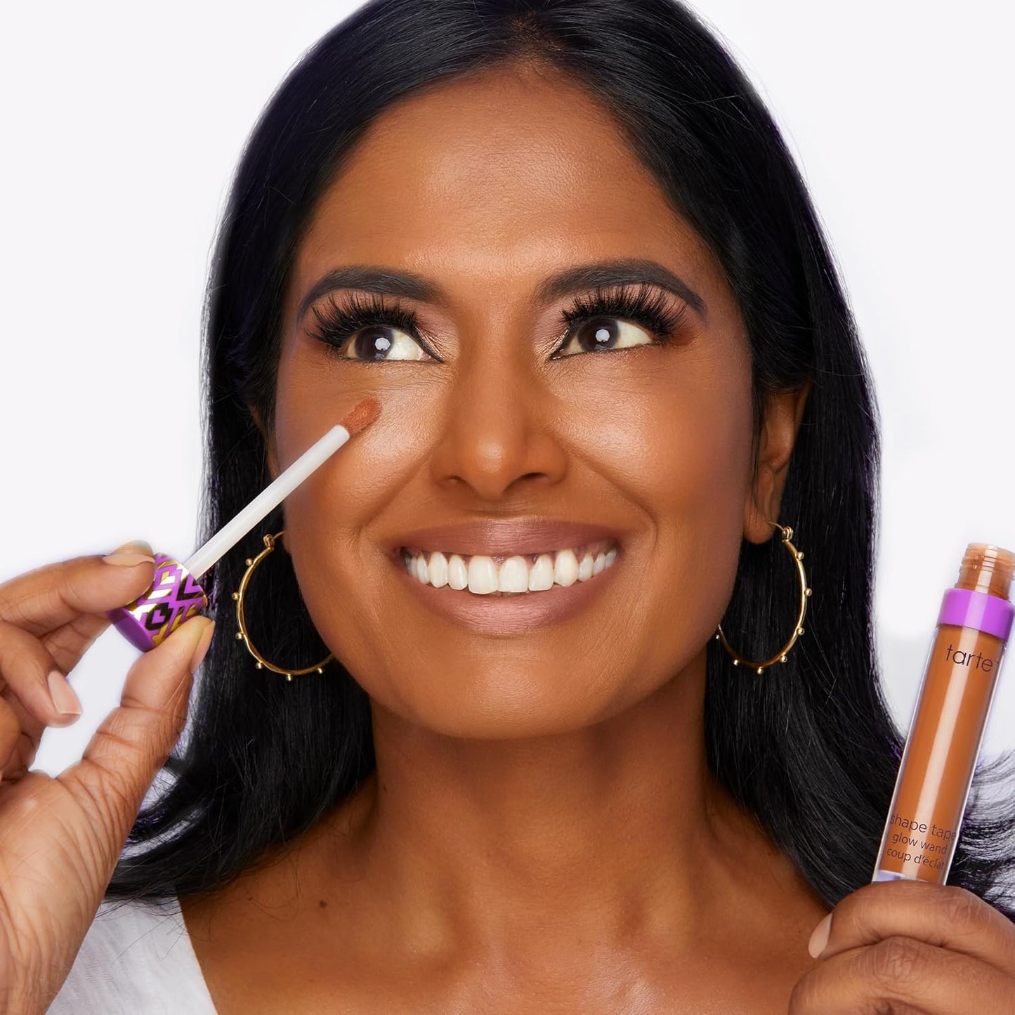 Tarte Shape Tape Glow Wand - Sheer Liquid Highlighter with Mineral Pigments & Shea Butter for Radiant Skin