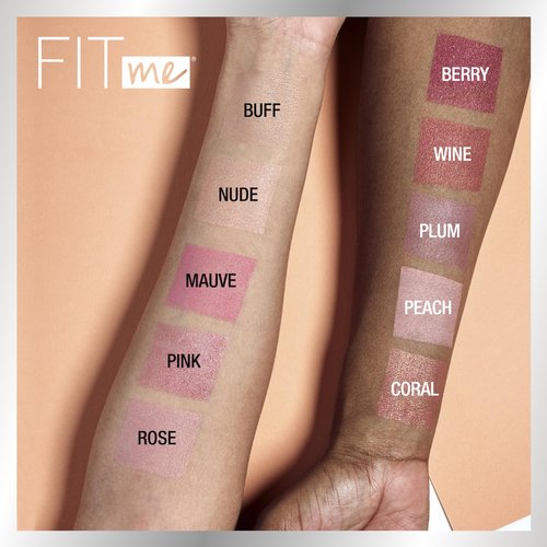 Maybelline New York Fit Me Blush, Rose, 0.16 Ounce