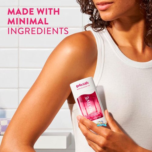 Native Aluminum-Free Deodorant - Limited Edition Berry Blossom Tea | 72-Hour Odor Protection, 75g - Pack of 2