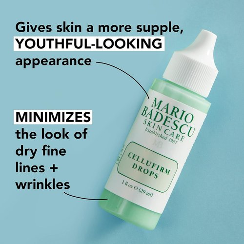 Mario Badescu Cellufirm Drops - Anti-Aging Serum with Collagen & Elastin for All Skin Types | 1 Fl Oz