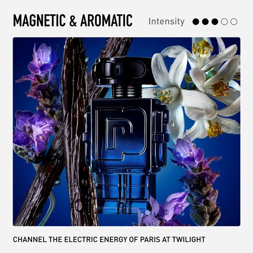 Phantom Eau de Parfum for Men - Long-Lasting Aromatic Ambery Fragrance with Lavender & Vanilla - Refillable Spray
