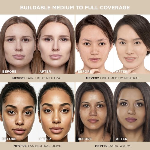 Absolute New York MFVF04 Medium Warm Velvet Focus Powder Foundation | Talc-Free, 12H Long-Lasting, Lightweight