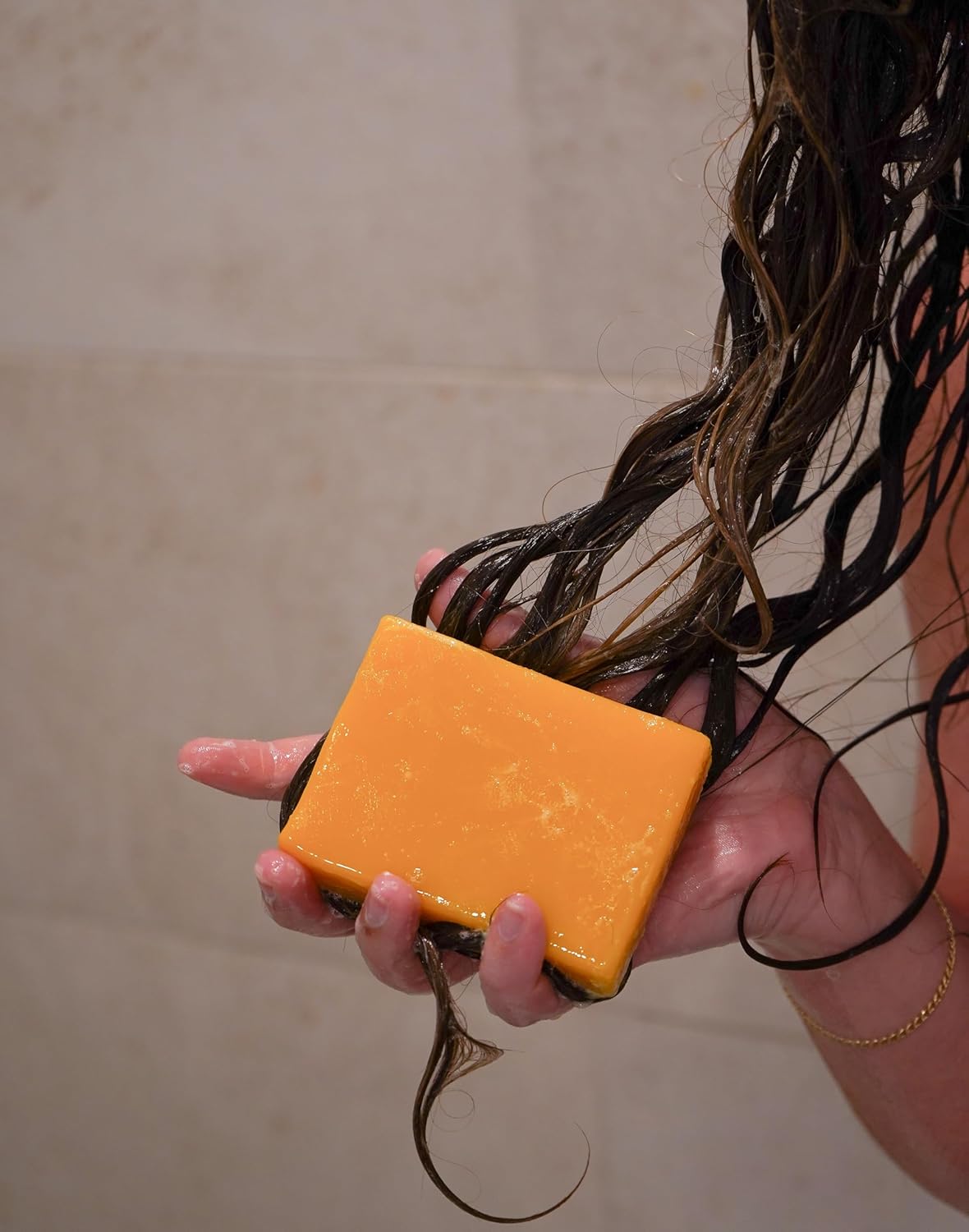 Chagrin Valley Carrot, Milk & Honey Shampoo Bar - Organic Frizz Control for Normal to Dry Hair, 5.6 oz