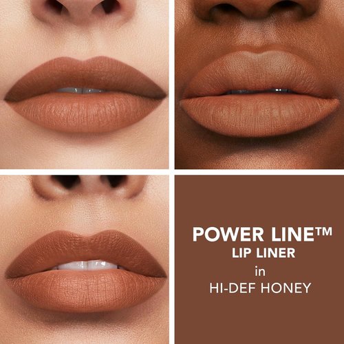 BUXOM Power Line Plumping Lip Liner - Long Lasting, Waterproof & Moisturizing Formula with Peptides | Matte Finish