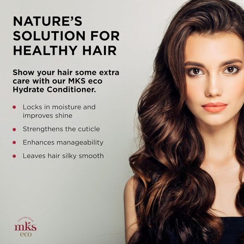 Earthly Body MKS Eco Hydrate Conditioner - Nourishing & Moisturizing Formula with Moroccan Argan Oil - Vegan & Cruelty-Free