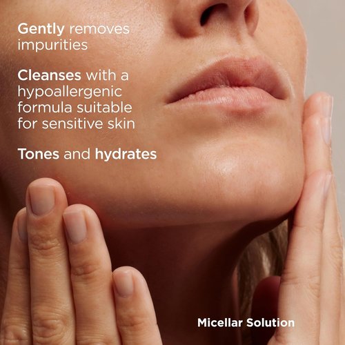 ISDIN Micellar Facial Cleansing Water - Hydrating Makeup Remover for Sensitive Skin | 13.5 FL OZ