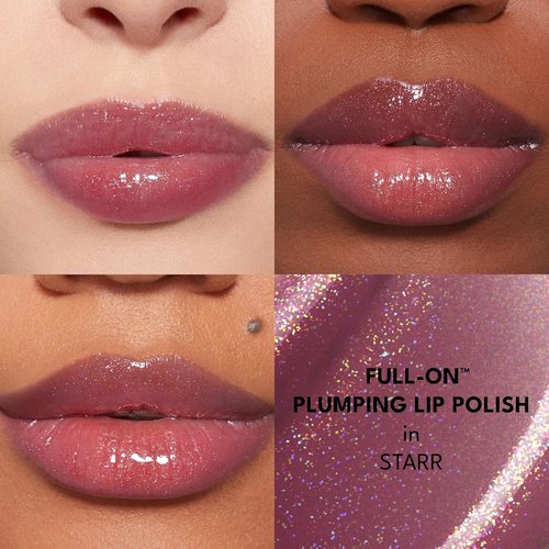 BUXOM Full-On Plumping Lip Polish - Tinted Lip Plumper Gloss with Peptides & Vitamin E for Moisturized Lips