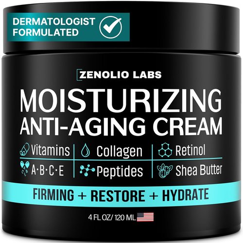 Regine Switzerland Men's Face Moisturizer Cream - Anti-Aging Retinol & Collagen Formula - 4 oz