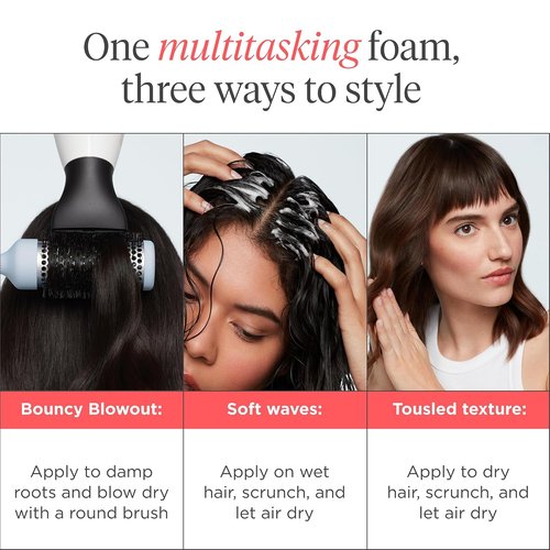 Briogeo Yuzu & Plum Oil Miracle Styling Foam - Volume, Heat Protection & Frizz Control | 5 fl oz