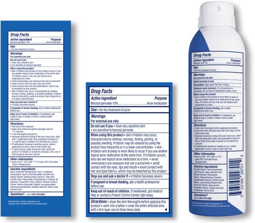 PanOxyl Acne Banishing Bundle | Foaming Wash 10% Benzoyl Peroxide & Body Spray 2% Salicylic Acid