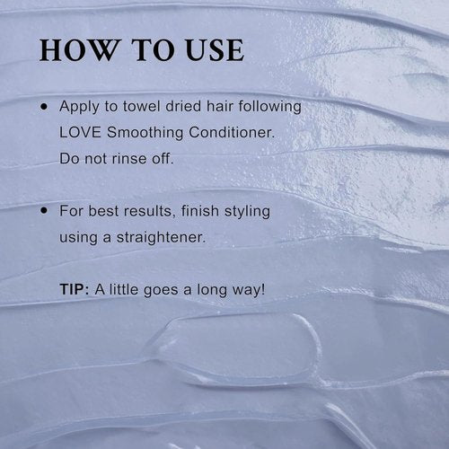 Davines LOVE Hair Smoother Cream - Anti-Frizz Leave-On Formula for Wavy & Coarse Hair | 5.07 Fl Oz