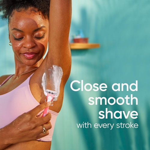 Gillette Venus Sensitive Women's Disposable Razors - Pack of 3 for Gentle Shaving Comfort