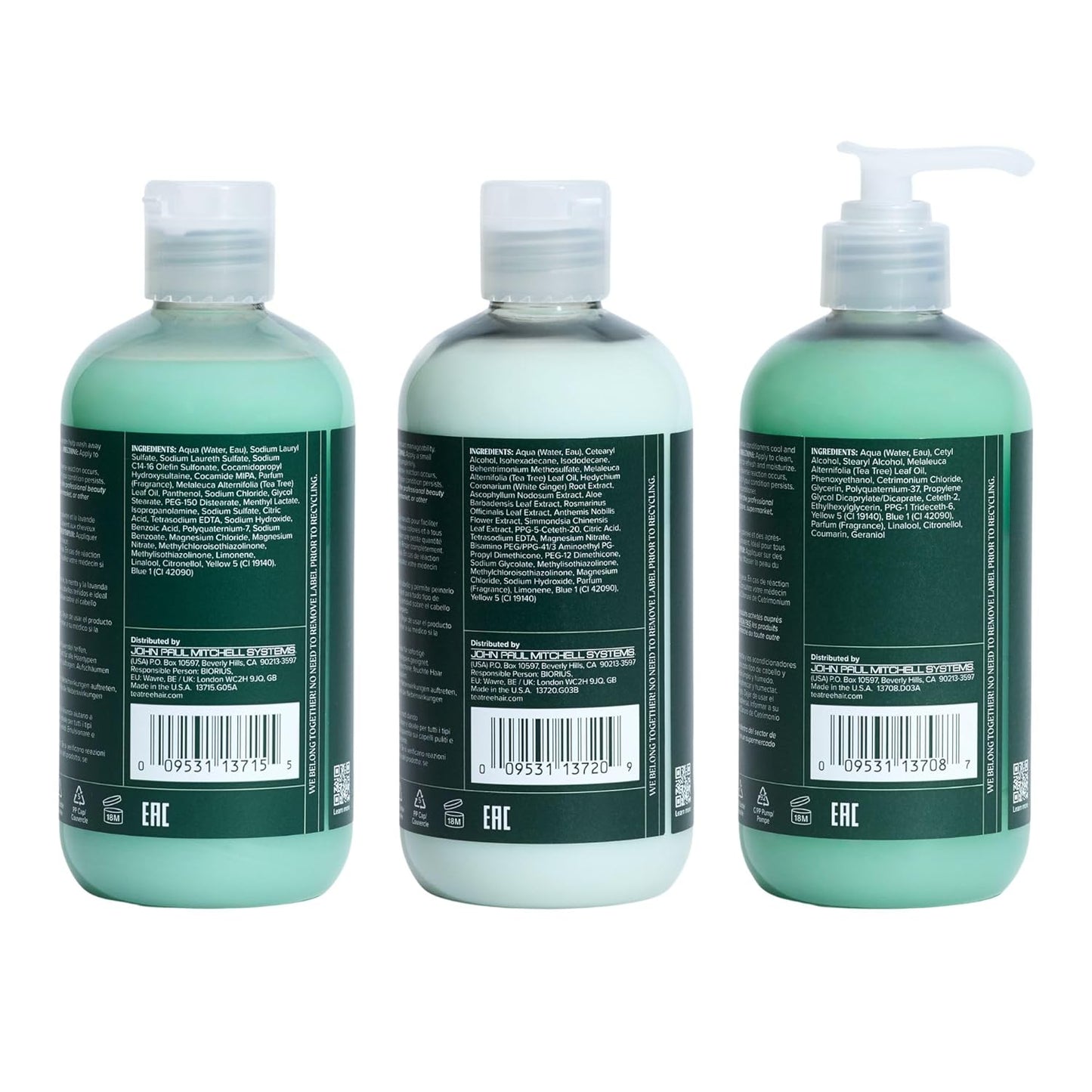 Tea Tree Special Shampoo & Conditioner Set - Moisturizing Hair & Body Care for All Hair Types | 2.5 fl oz