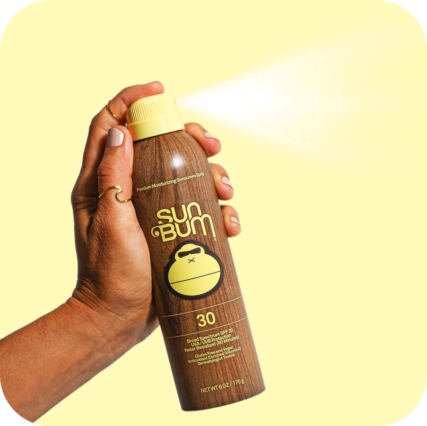 Sun Bum Sun Bum Original Spf 30 Sunscreen Spray Vegan and Reef Friendly (octinoxate & Oxybenzone Free) Broad Spectrum Moisturizing Uva/uvb Sunscreen With Vitamin E 2 Pack