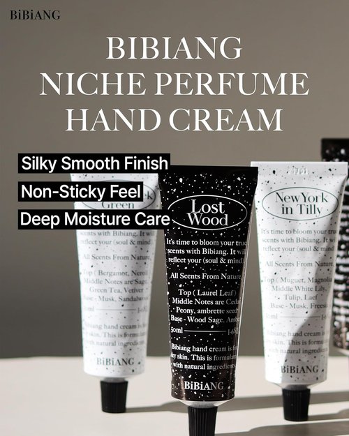 Lost Wood Hand Cream - Moisturizing Korean Hand Care with Shea Butter & Niacinamide - 1.69oz