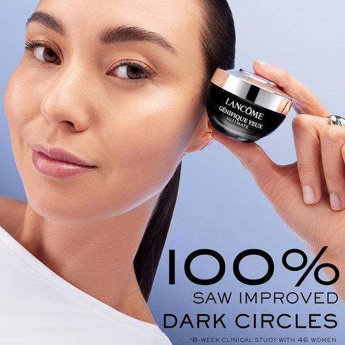 Lancôme Génifique Eye Cream - Reduces Dark Circles & Fine Lines - Infused with Bifidus Prebiotic & Hyaluronic Acid - 0.67 Fl Oz