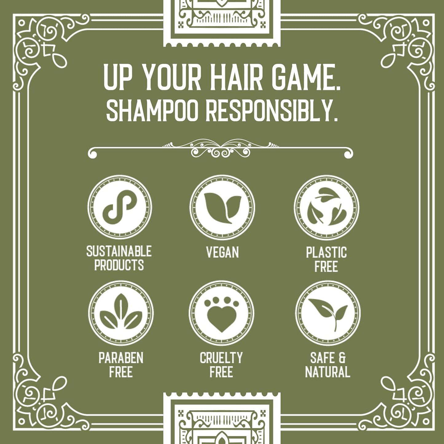 Viori Hamish & Co. Shampoo Bar - Citron & Ginger - Natural Men's Shampoo - Handcrafted with Islay Whiskey