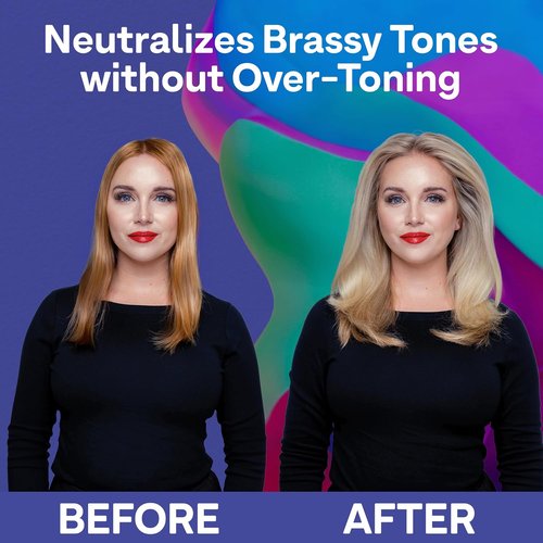 Colorproof Daily Blonde Conditioner - 8.5 Fl. Oz. Purple Formula for Blonde Hair | Sulfate-Free, Detangling & Toning with Citrus, Jasmine & Coconut Milk Scent