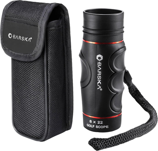 Barska Blueline 8x22 Waterproof Golf Scope Monocular with Built-in Internal Distance Reticle