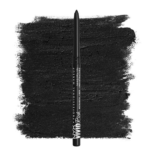 NYX PROFESSIONAL MAKEUP Mechanical Eye Pencil - Vivid Creamy Retractable Eyeliner | Always Onyx Black