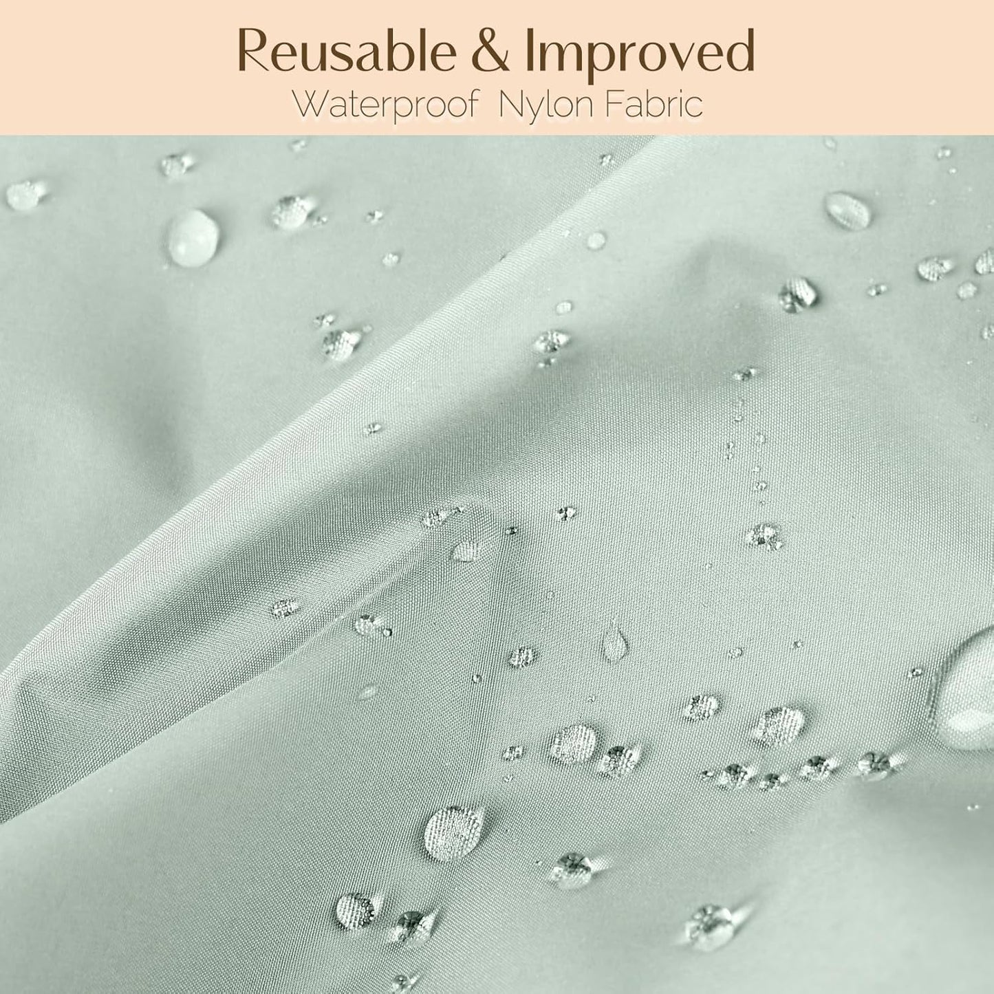 Yanibest Shower Cap - Reusable Waterproof Double Layer Design | Washable Hair Bonnet with Soft Non-Slip Band