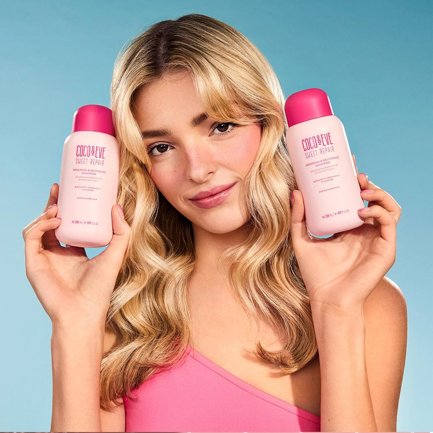 Coco & Eve Repair & Restore Shampoo & Conditioner Bundle - Hydrating Set for Damaged Hair (18.94 Fl Oz)