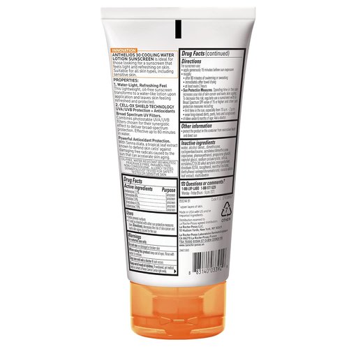 La Roche-Posay Anthelios Sunscreen Lotion - Broad Spectrum SPF 60 & SPF 30, Fast Absorbing, Oil-Free