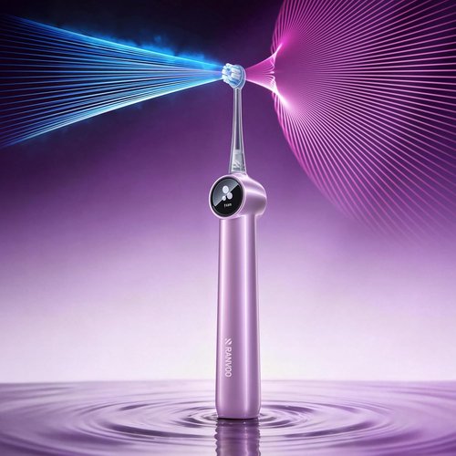 RANVOO AirJet X5 Electric Toothbrush - New-Gen Jet Clean for Maximum Tartar Removal | 60-Day Battery Life, Pale Violet