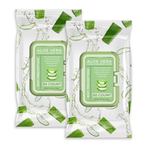 Body Prescription Makeup Cleansing Wipes - Gentle and Effective Face Wipes