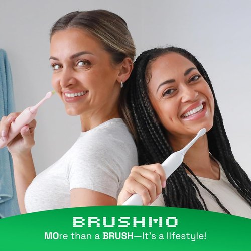 Brushmo Replacement Toothbrush Heads - Sensitive Care for Philips Sonicare | 8 Extra Soft Dupont Bristles, White