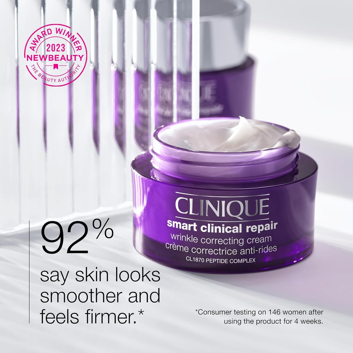 Clinique Smart Duo - Anti-Aging Face Cream & Serum Set for Wrinkle Repair | 1.7 oz & 1 oz