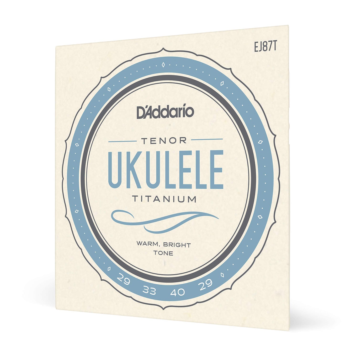 D'Addario Baritone Ukulele Strings, Fluorocarbon, EJ99B, 4-String Set, Pack of 1