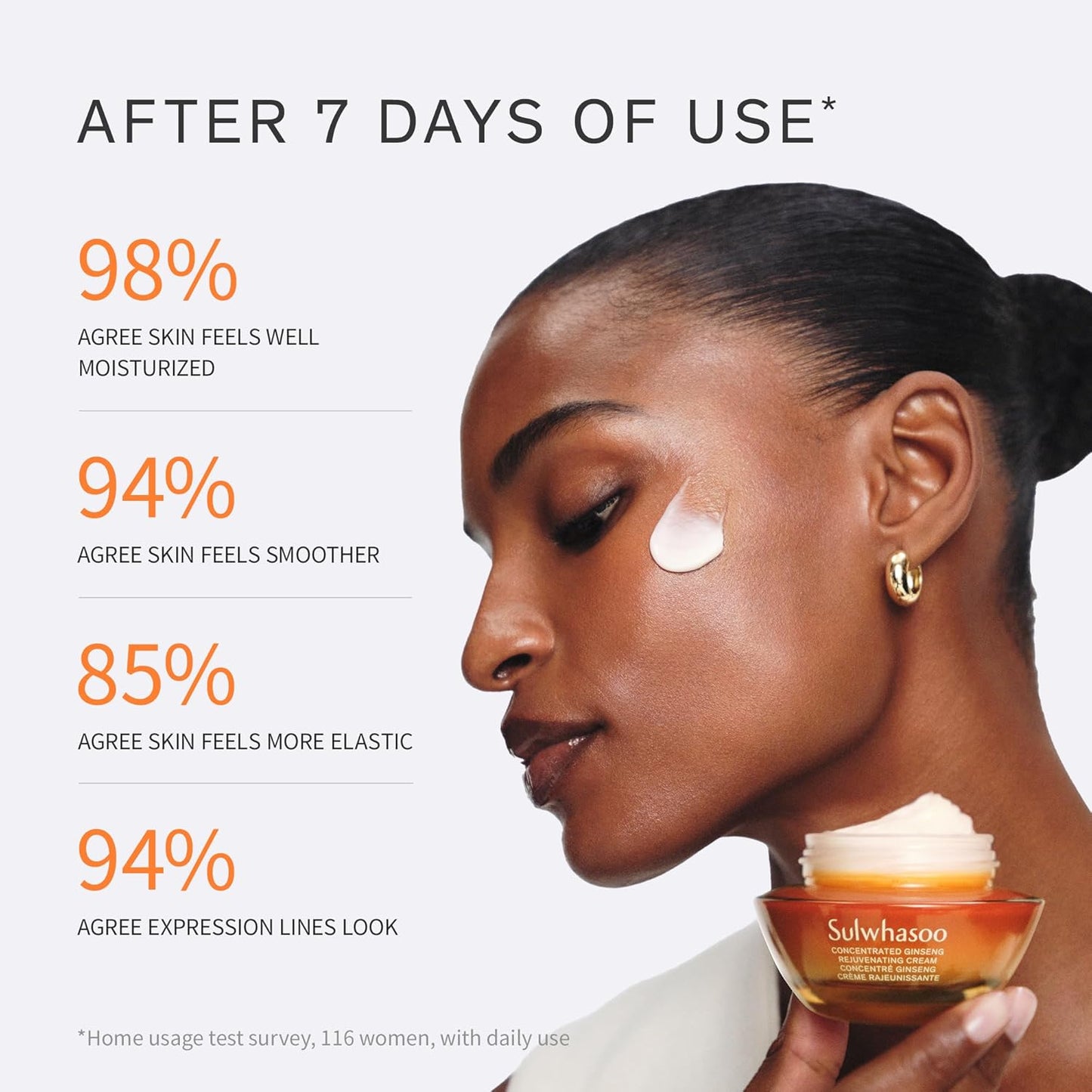 Sulwhasoo Concentrated Ginseng Rejuvenating Cream - Anti-Aging Moisturizer with Peptides & Vitamin C, Deep Hydration