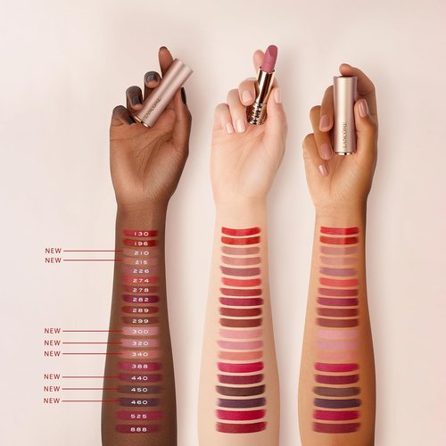 Lancôme L'Absolu Rouge Intimatte Lipstick - Hydrating Matte Formula for 12HR Comfort - Buildable & Lightweight