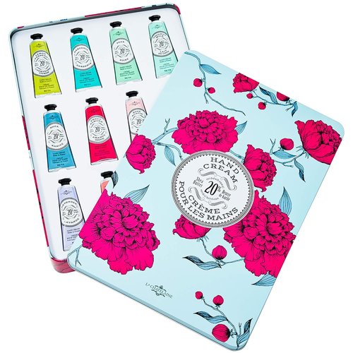 La Chatelaine Deluxe Hand Cream Gift Set - 20% Organic Shea Butter | Natural & Organic Lotion | Made in France | 12 x 1 oz