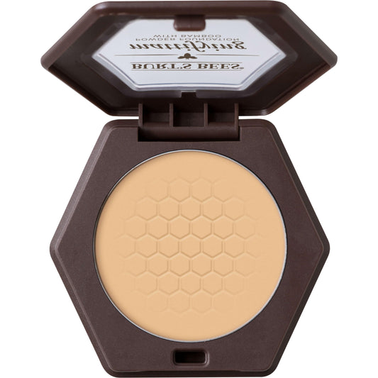 Burt’s Bees 100% Natural Mattifying Powder Foundation, Bare - 0.3 Ounce