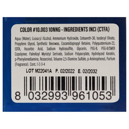 ColorDesign Permanent Hair Color - Medium Natural Platinum Blonde | 3.4 oz Unisex Formula