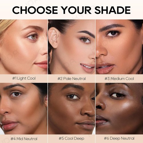 KYDA Liquid Contour Pen - Rotatable Face Bronzer for Buildable Matte Color | Lightweight & Blendable, Light Cool