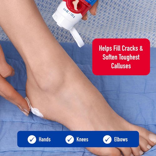 Heal&Rescue Heel Rescue Cream - Super Moisturizing AHA & Shea Butter Formula for Cracked Heels | 4.4 Ounce