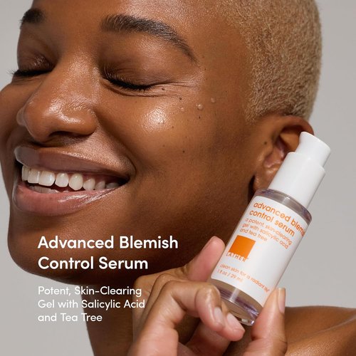 LATHER Advanced Blemish Control Serum - Acne & Spot Clearing Gel with Salicylic Acid | 1 fl oz - Vegan & Cruelty-Free