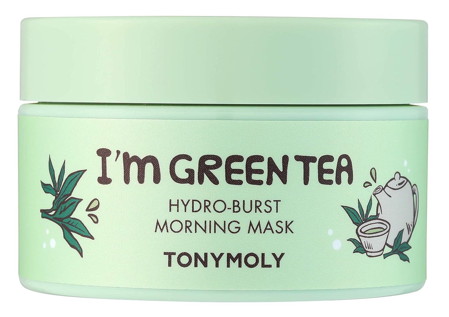 TONYMOLY I’m Green Tea Hydro Burst Morning Mask - Refreshing Gel for Dull Skin | Hydrating & Calming with Green Tea, Bamboo & Centella Extracts
