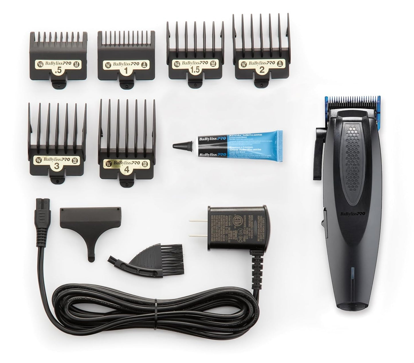 BaBylissPRO Hair Clippers - Ergonomic Cord/Cordless Lithium Design for Men