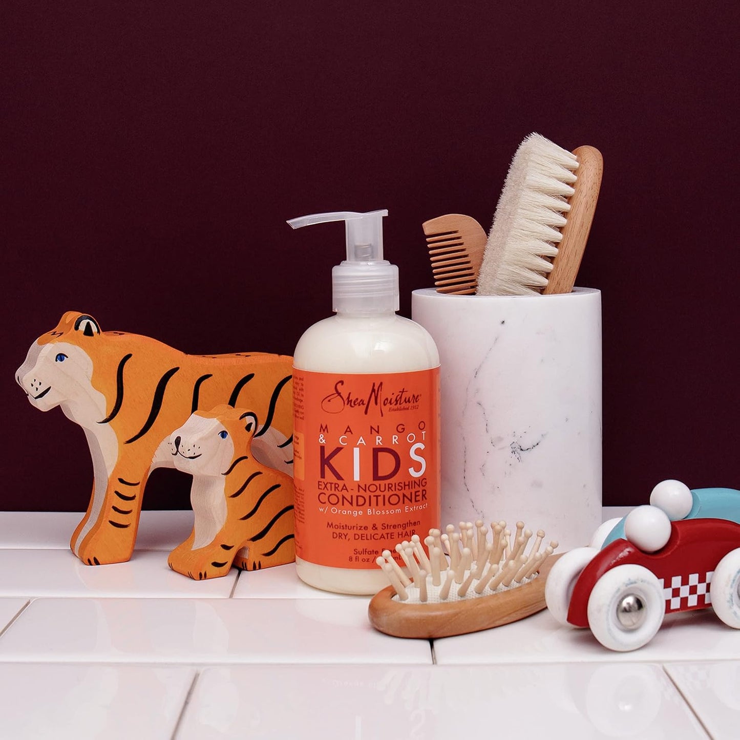 SheaMoisture Kids Conditioner - Mango & Carrot, Sulfate-Free Formula | 7.7 oz for Healthy Hair