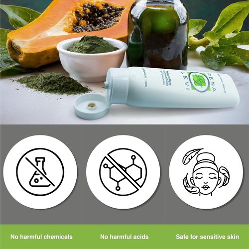 Papaya Algae Enzyme Polish - All-In-One Face Scrub for All Skin Types, 4 Oz | Sensitive & Acne-Prone